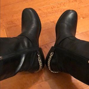 Guess black combat boots